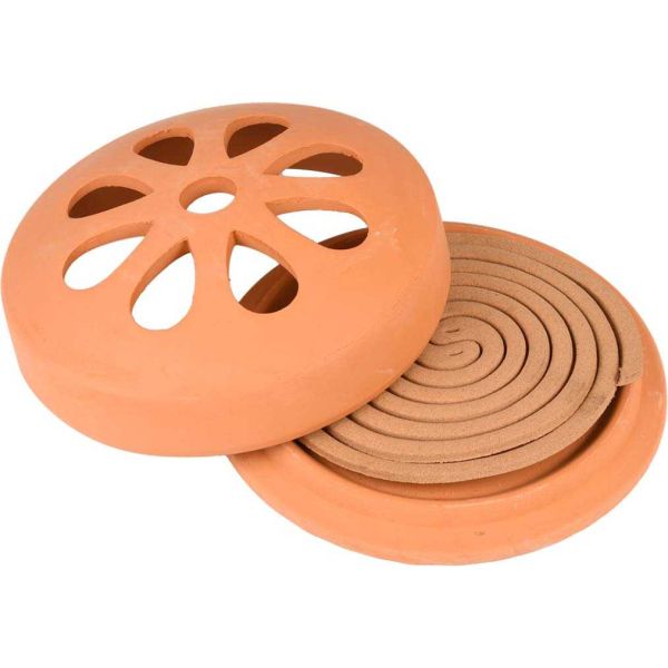 Spirales citronnelle en terre cuite - ESS-1668