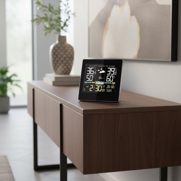 Station météo électronique avec capteur extérieur sans fil - STIL