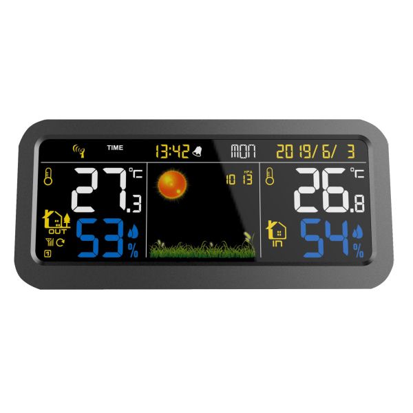 Station météo électronique couleur avec capteur extérieur - 6