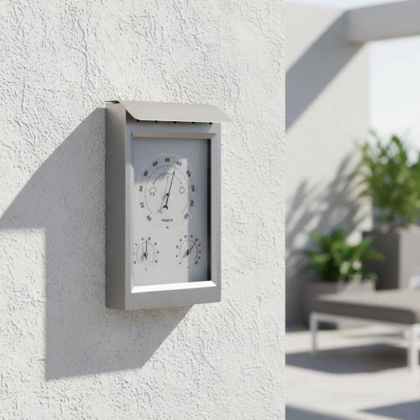 Station météo mécanique en inox - STIL