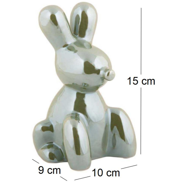 Statue en céramique Balloon Bunny - 6