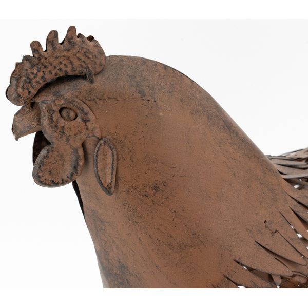 Statue décorative en métal vieilli - 89,90