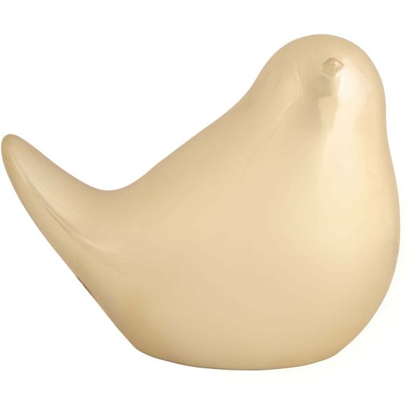 Statue oiseau doré Fat Bird Long