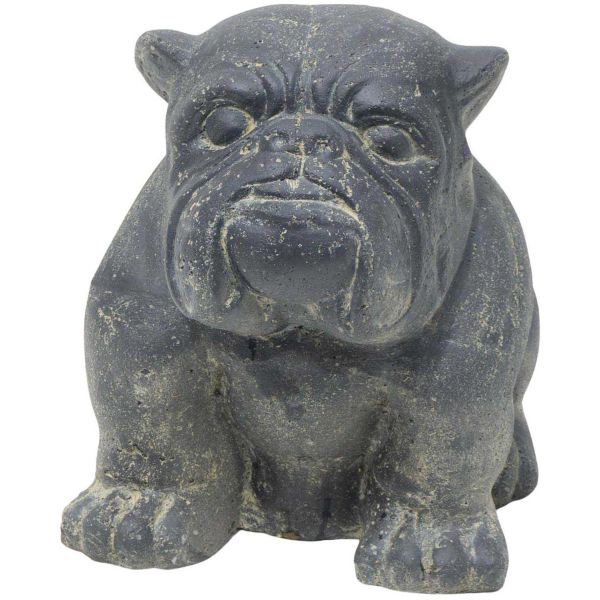 Statue en pierre reconstituée Bouledogue