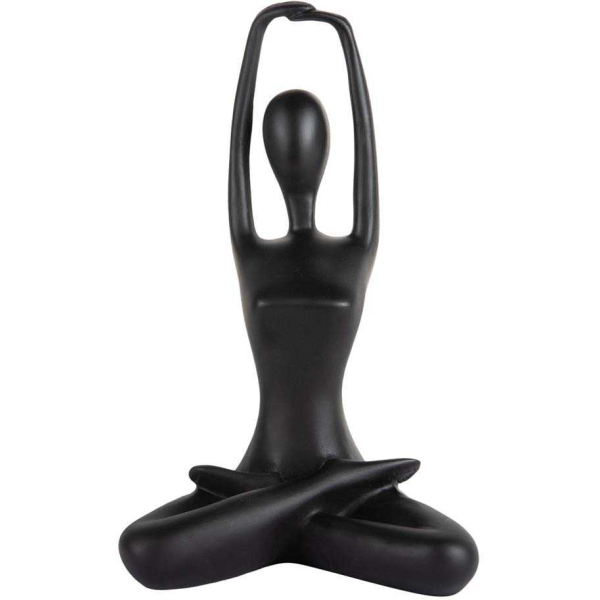 Statue en polyrésine Stretched Lotus