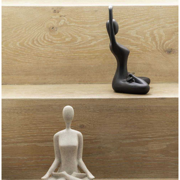 Statue en polyrésine Stretched Lotus - PT