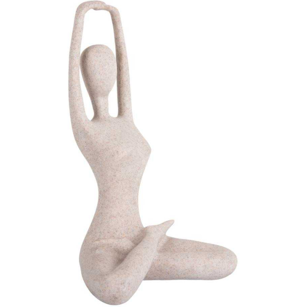 Statue en polyrésine Stretched Lotus - PRE-2115