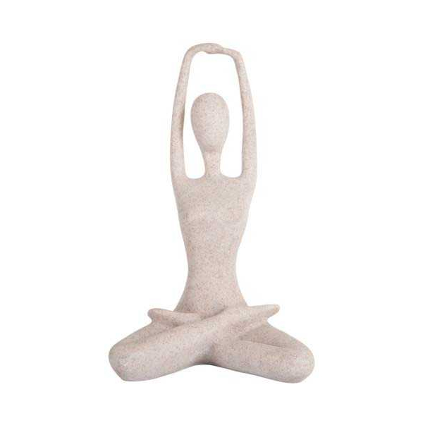 Statue en polyrésine Stretched Lotus