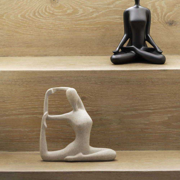 Statue en polyrésine Yoga Bow - PT