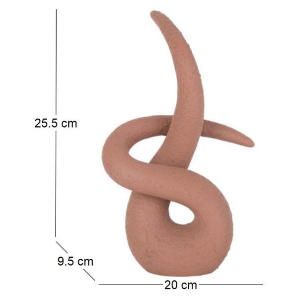 Statue en résine Art knot - 6