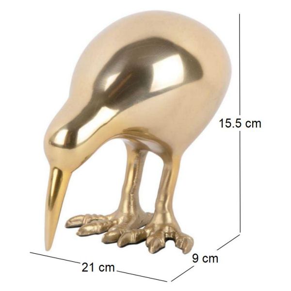Statuette Kiwi en aluminium - 5