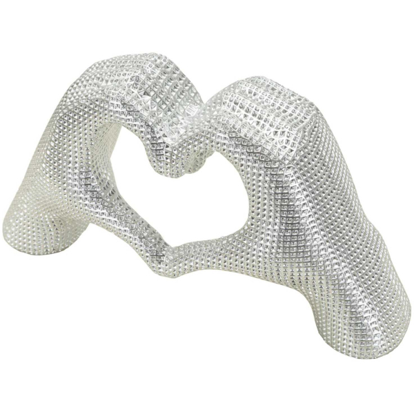 Statuette décorative en polyrésine Hands lover 25 x 7.5 x 13.5 cm - 5