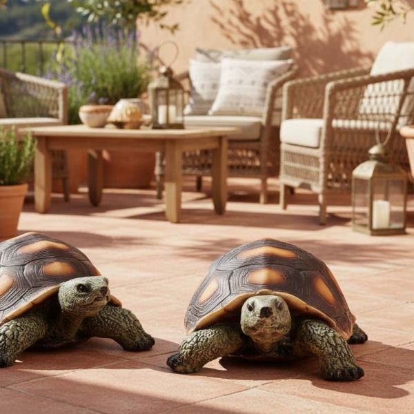 Statuette décorative en polyrésine Tortue - TRUE TO NATURE