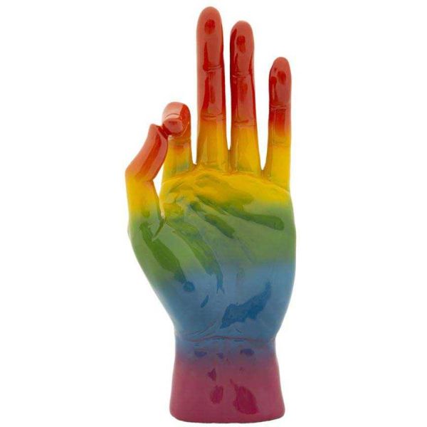 Statuette main en polyrésine Rainbow - 42,90