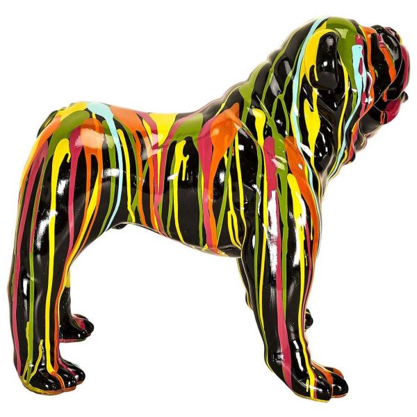 Statuette molosse en résine 50 cm - 74,90