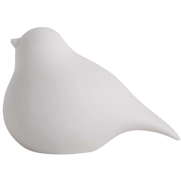 Statuette oiseau de profil lumineux Fat bird