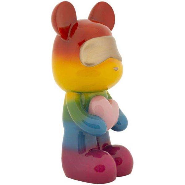 Statuette ourson en polyrésine Rainbow - 69,90