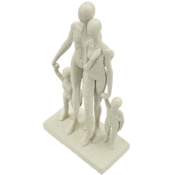 Statuette en polyrésine Family stons 16 x 8 x 30.5 cm - 6