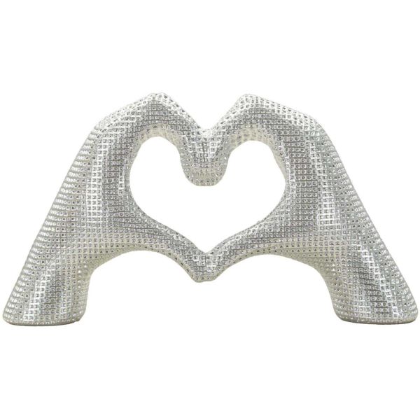 Statuette en polyrésine Hands lover 25 x 7.5 x 13.5 cm