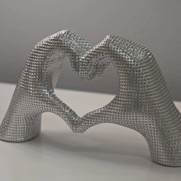 Statuette en polyrésine Hands lover 25 x 7.5 x 13.5 cm - MAURO FERRETTI