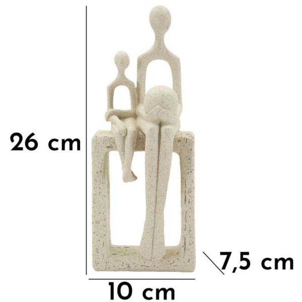 Statuette en polyrésine Maternity stons 10 x 7.5 x 26 cm - MAU-0596