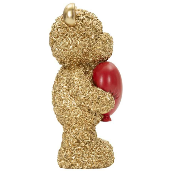 Statuette en polyrésine Ours avec coeur Teddy - MAU-0769