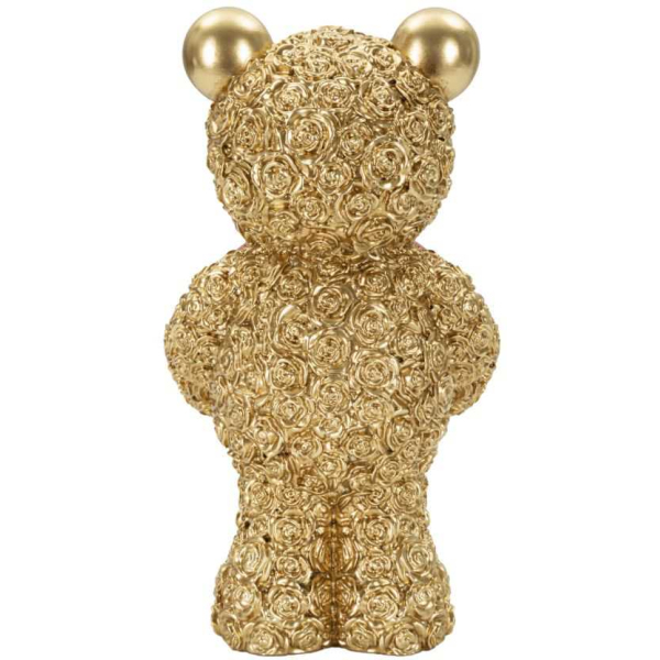 Statuette en polyrésine Ours avec coeur Teddy - 23,90