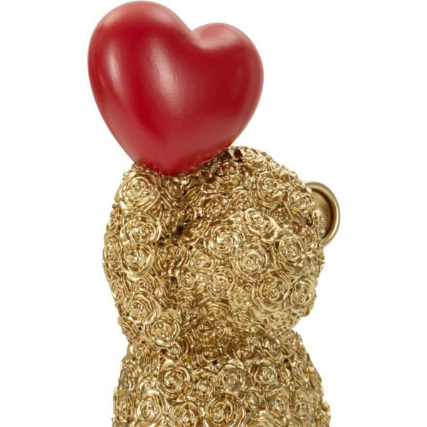 Statuette en polyrésine Ours avec coeur Teddy - 6