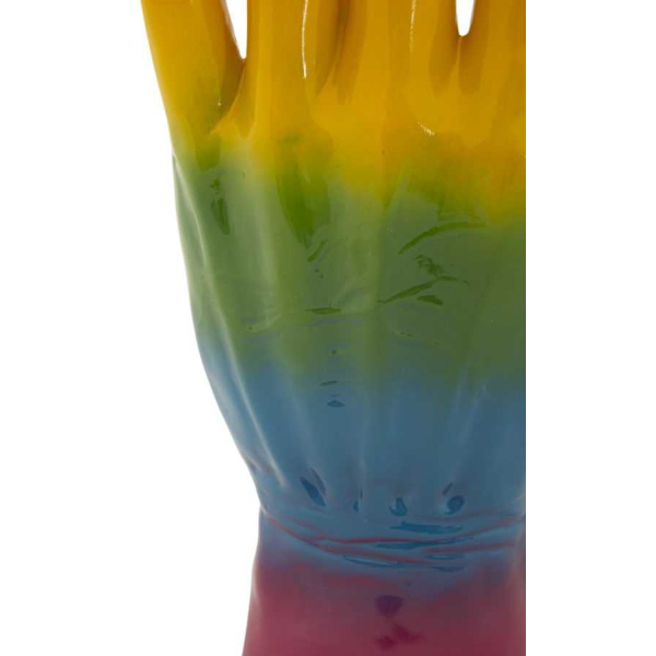 Statuette en polyrésine Rainbow hand - 8