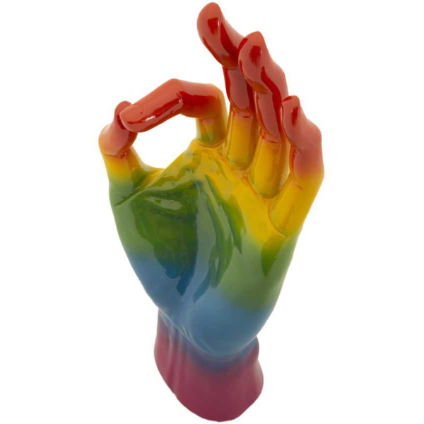 Statuette en polyrésine Rainbow hand - 44,90