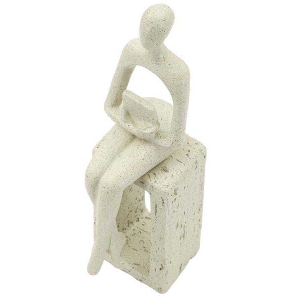 Statuette en polyrésine Single stons 8.5 x 6.5 x 24 cm - 6