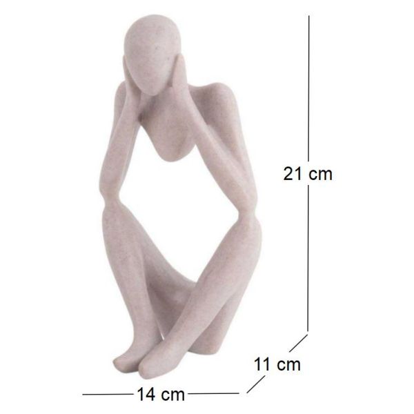 Statuette silhouette en polyrésine Dreaming - 5