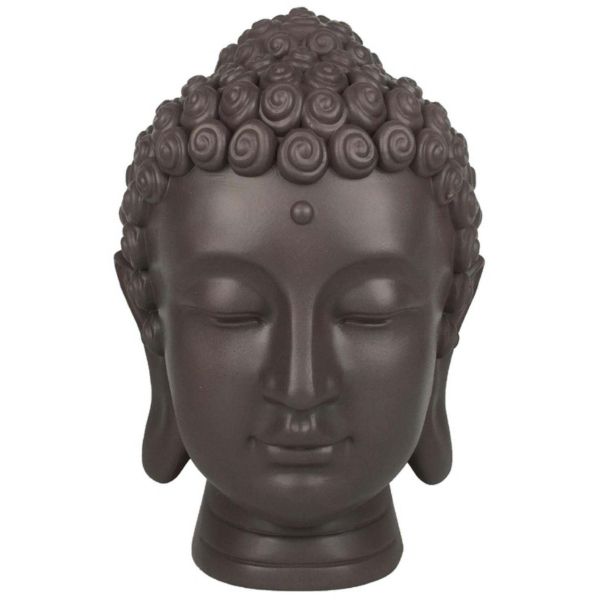 Statuette tête bouddha en polyrésine
