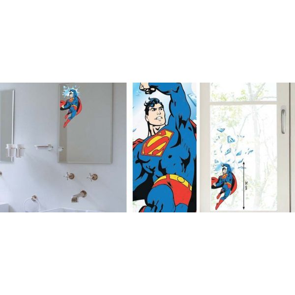 Sticker fenêtre Superman - NOUVELLES IMAGES