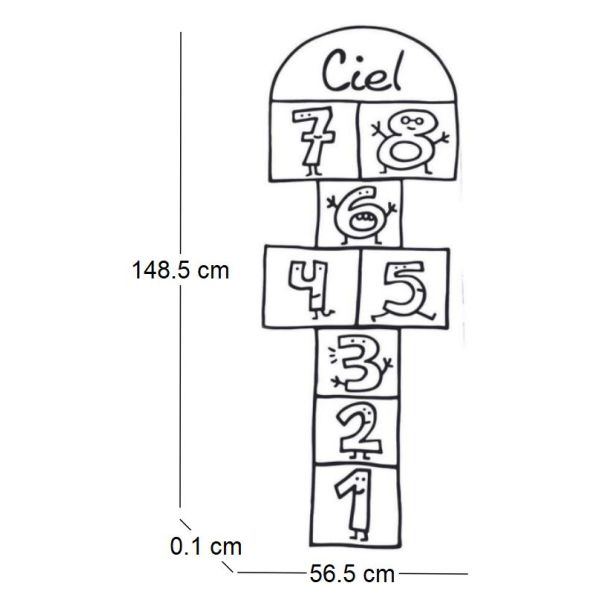 Sticker marelle à poser au sol - 5,05