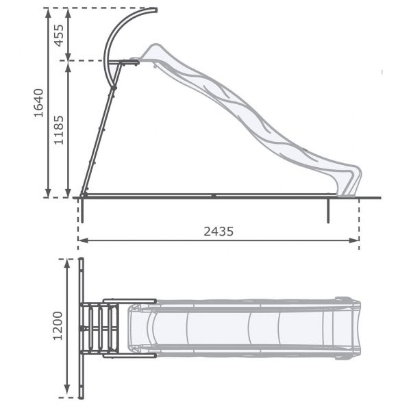 Structure toboggan pour glissière reX - 6