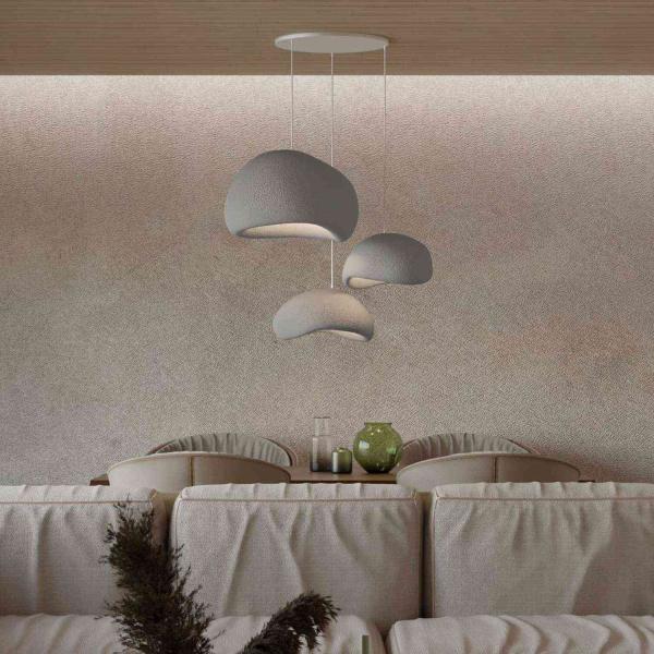 Supension 3 abats jour Wabi Sabi Stillforms - HANAH HOME