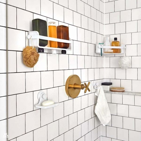 Support accessoires de douche 1 étagère Flex - 15