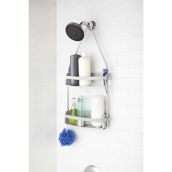 Support accessoires de douche 2 étagères Flex - 8