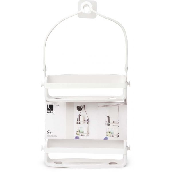 Support accessoires de douche 2 étagères Flex - 7
