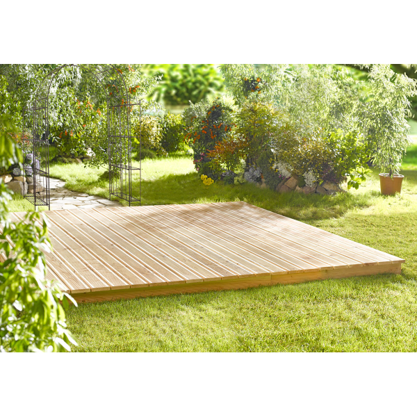 Support en bois de pin pour plantes 4 piquets - ESS-1295