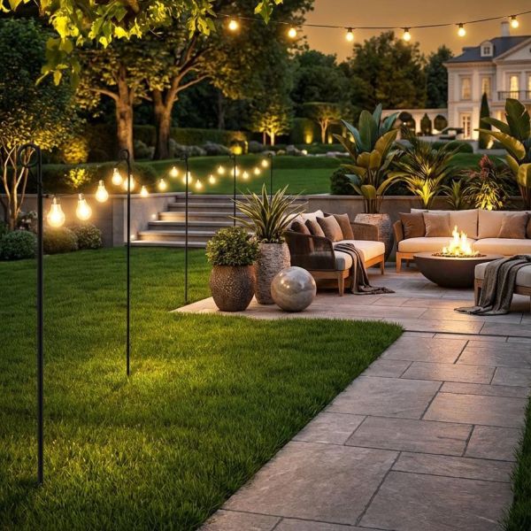 Support pour guirlande et éclairages extérieurs - ESSCHERTS GARDEN