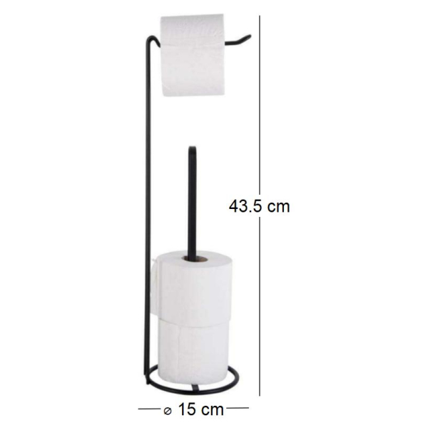 Support à papier toilette en métal Wired - 6