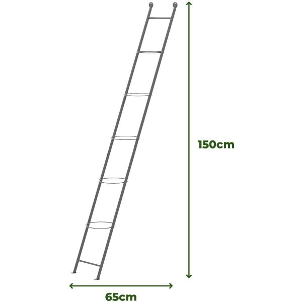 Support à plantes en acier Ladder - KOM-0152