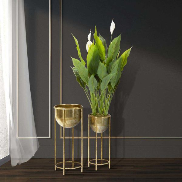 Support à plantes en métal Glam coppia - 8