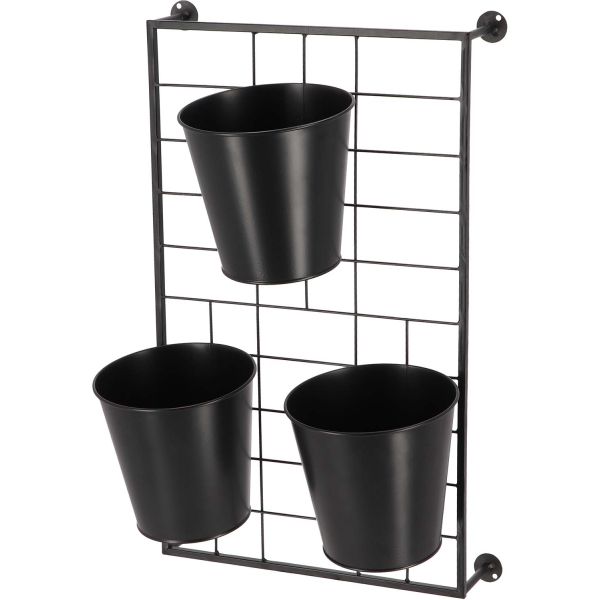 Support à plantes mural avec pots - 29,90