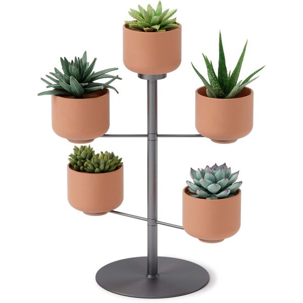 Support à plantes avec 5 pots Terrapotta - 72,90