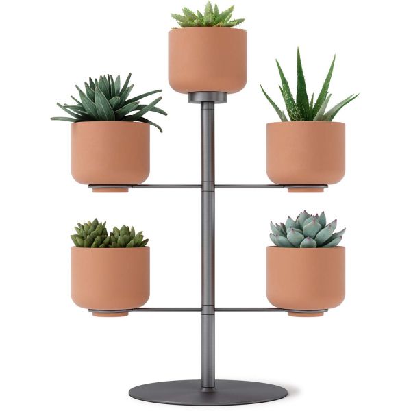 Support à plantes avec 5 pots Terrapotta - 5