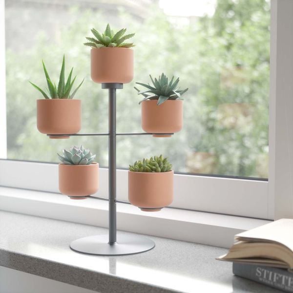 Support à plantes avec 5 pots Terrapotta - UMBRA