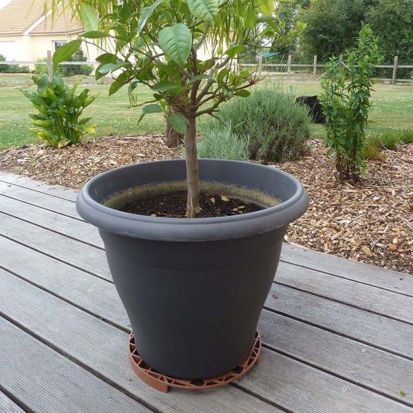 Support rond pour pot et jardinière PVC - PM ENVIRONNEMENT